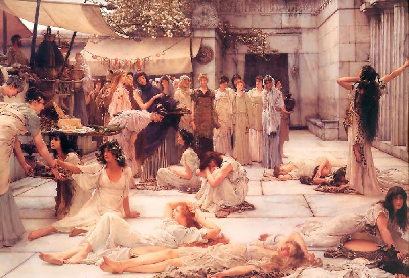 Laura Theresa Alma-Tadema The Women of Amphissa